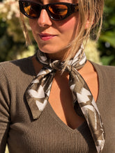 Il Fazzoletto - Olive Silk Twill Foulard