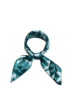 Il Fazzoletto - Teal Silk Twill Foulard
