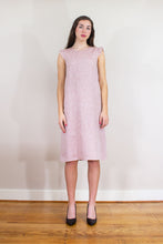Elisabetta Bellu Dede linen a line dress rouche pastel pink front